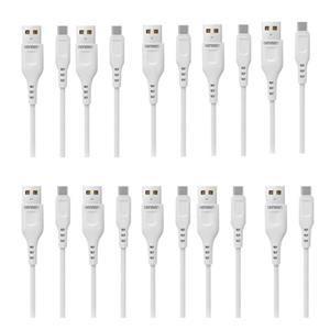 کابل تبدیل USB به microUSB دنمن مدل D01V طول 1 متر بسته 10 عددی