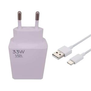 شارژر دیواری ویرا مدل VR 33 به همراه کابل usb c 