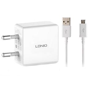 شارژر دیواری الدینیو مدل DL-AC200 به همراه کابل microUSB