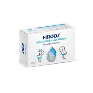صابون بچه فیروز مدل پروتئین شیر وزن 75 گرم مجموعه 4 عددی