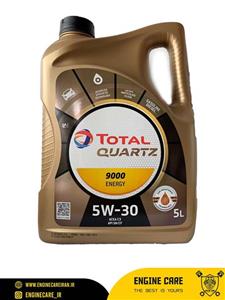 روغن موتور ۵ لیتری 5w30 سری Quartz 9000 توتال TOTAL Quartz 9000 5w30 5L Engine Oil