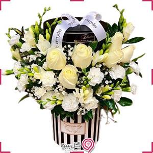 باکس گل رز نباتی کد 331