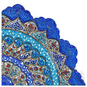 بشقاب میناکاری 30 سانتی متری کاظمی طرح 10 