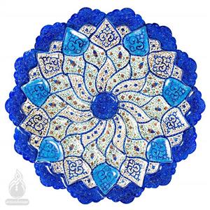 شیرینی خوری میناکاری حسینی قطر 30 سانتی متر کد 66 