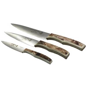 ست چاقو آشپزخانه 3 پارچه زنجان مدل بهرامی Zanjan Bahrami Stainless Steel Kitchen Knife Set 3 Pcs