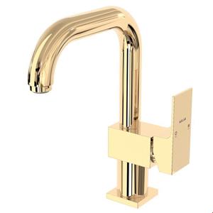 شیر روشویی علم دار طلایی کلار مدل فلت