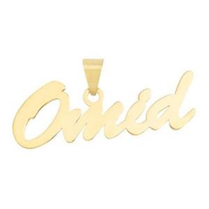 پلاک نقره اسم امید مدل Givi460