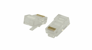 بسته 100 عددی کانکتور RJ45 cat5 8p8c RJ45 cat5 8p8c Connector