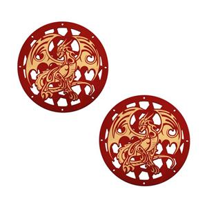 قاب میدرنج خودرو مدلRM14 مناسب برای سایز 6.5 اینچ بسته دو عددی