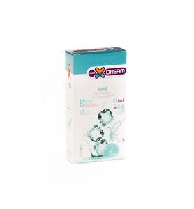 کاندوم ایکس دریم مدل سرد XDREAM COLD   بسته 12 عددی X Dream Cold Condom 12psc