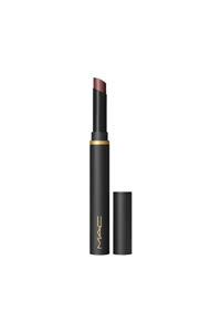 رژ لب جامد قهوه ای تیره مدل Kiss Velvet Blur Slim برند Mac