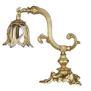 آباژور رومیزی برنزی چشمه نور مدل C2960/A  