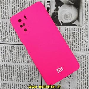 قاب گوشی Xiaomi Poco F3 - Mi 11i شیائومی سیلیکونی اورجینال پاک کنی درجه یک زیربسته صورتی فانتزی محافظ لنز دار کد 191