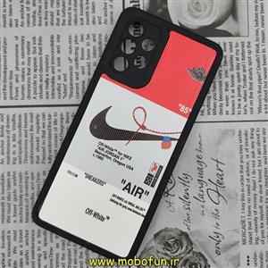 قاب گوشی Galaxy A32 4G سامسونگ فانتزی ژله ای چرمی طرح نایک Nike محافظ لنز دار کد 510