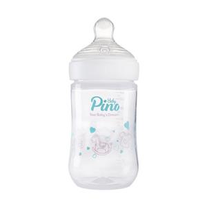 شیشه شیر پینو بیبی مدل Natural sense کد S6 18 ظرفیت 260 میلی لیتر Pino Baby S 6 baby bottle 260ml 