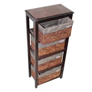 سبد سیب زمینی و پیاز عروس نوین مدل 4 طبقه 4 کشو