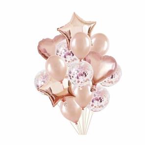 بادکنک آرایی پارتی لند تهران مدل ستاره کد 2123 مجموعه 14 عددی