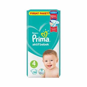 پوشک بچه پریما مدل avantage pack سایز 4 بسته 54 عددی