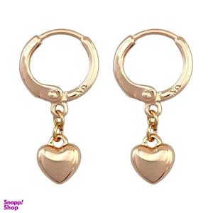 گوشواره زنانه ژوپینگ مدل قلب کد E4129
