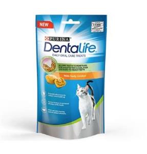 تشویقی گربه دنتال لایف پورینا (Purina Dental life Chicken) با طعم مرغ 40 گرم 