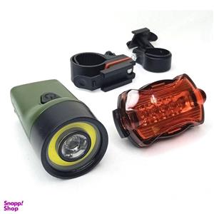 چراغ جلو و عقب دوچرخه مدل kk-b36 -