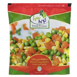 سبزیجات مخلوط منجمد 400 گرمی نوبر‌سبز Nobar Sabz Frozen Mixed Vegetables 400gr