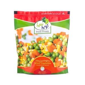 سبزیجات مخلوط منجمد 400 گرمی نوبر‌سبز Nobar Sabz Frozen Mixed Vegetables 400gr