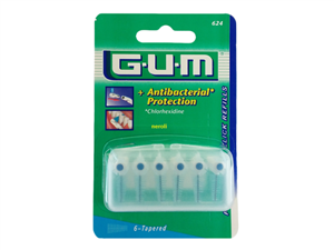 یدک بین دندانی آنتی باکتریال G.U.M باتلر مدل Proxabrush Click 624 