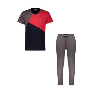 ست تی شرت آستین کوتاه و شلوار مردانه مولی جون مدل MJ5-189-94 Moolijoon Short Sleeve T-Shirt And Pants Set For Men 