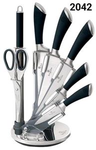 ست چاقو اشپزخانه برلینگر هاوس با پایه اکریلیک مدل 2042 