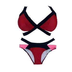 مایو زنانه دو تکه چند رنگ کد 7121