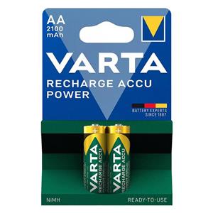 باتری قلمی قابل شارژ وارتا مدل accus 2100 بسته 2 عددی