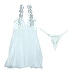 لباس خواب زنانه سوییت نایت SWEET NIGHT سفید کد 2502