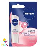 بالم لب نیوآ NEVEA مدل CARE AND COLOUR سری  ROSE 