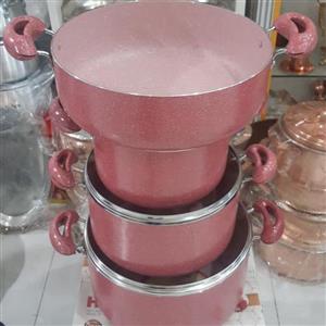 سرویس 7 پارچه  قابلمه گرانیتی آذین