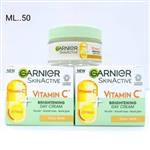 کرم روز روشن کننده ویتامین سی گارنیر Garnier Vitamin c حجم 50 میل