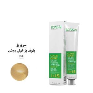 رنگ مو بن سای سری بژ شماره B9 بلوند بژ خیلی روشن حجم 100 ml 