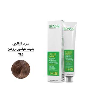 رنگ مو بن سای سری تنباکویی شماره TL6 بلوند تنباکویی تیره حجم 100 ml 