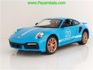 ماکت پورشه 911 (PORSCHE MINIAUTO)(2404B) آبی