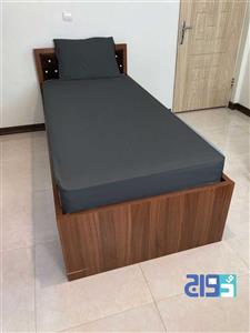 روتختی و کاور کشدار تک رنگ (عرض ۱۲۰) رنگ مشکی