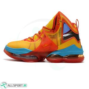 کفش بسکتبال زنانه نایک لبرون طرح اصلی Nike lebron 19 Orange 