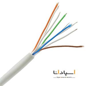 کابل مخابراتی 2 زوج فویلدار 0.6 هوایی مس