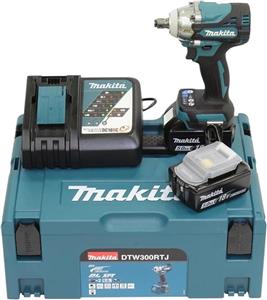 آچار ضربه ای بدون برس 18 ولتی مدل  Makita DTW300RTJ