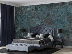کاغذ دیواری طرح پتینه فلزی M11020410