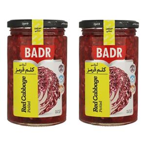 ترشی کلم قرمز بدر - 630 گرم بسته 2 عددی