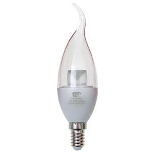 لامپ ال ای دی 7 وات میکروفایر مدل اشکی شفاف پایه E14 microfire 7W LED Candle Tail Clear Lamp E14