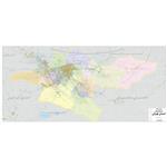 نقشه انتشارات گیتاشناسی نوین مدل استان تهران کد L1625