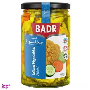 ترشی مخلوط بدر - 630 گرم بسته 2 عددی