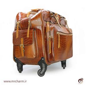 چمدان چرخدار تمام چرم mrch30061