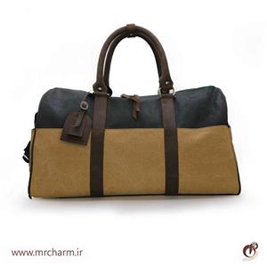 ساک مسافرتی چرم و برزنتmrch30057
